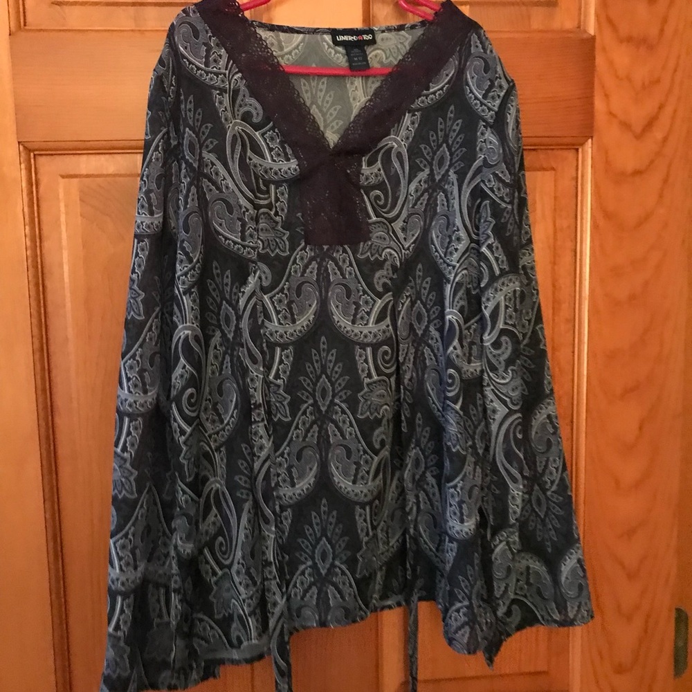 LIMITED TOO Sheer Tunic Top